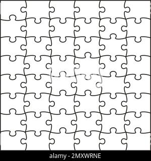 vektormuster Puzzle Design Illustration eps Web Stock Vektor