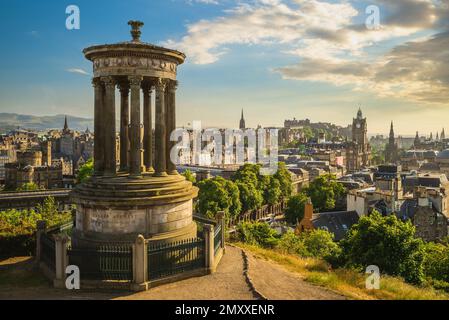 calton Hill in edinburgh, schottland, großbritannien Stockfoto