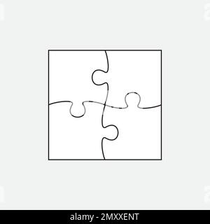 vektormuster Puzzle Design Illustration eps Web Stock Vektor