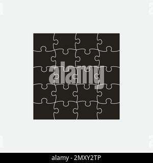 vektormuster Puzzle Design Illustration eps Web Stock Vektor