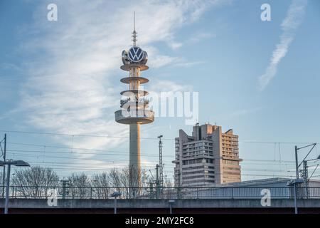 VW-Tower - Hannover, Niedersachsen, Deutschland Stockfoto