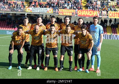 Benevento, Italien. 04. Februar 2023. Während des Spiels der Serie B zwischen Benevento Calcio und dem FC Venezia im Stadio Ciro Vigorito Credit: Independent Photo Agency/Alamy Live News Stockfoto