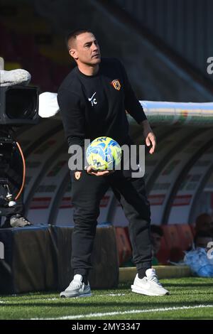 Benevento, Italien. 04. Februar 2023. Fabio Cannavaro Coach für Benevento Calcio beim Spiel der Serie B zwischen Benevento Calcio gegen Venezia FC im Stadio Ciro Vigorito Credit: Independent Photo Agency/Alamy Live News Stockfoto