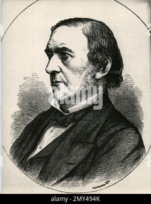 Portrait des britischen Politikers und Premierministers Lord William Gladstone, UK 1890er Stockfoto