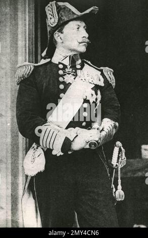 Porträt des deutschen Kaisers Wilhelm II., König von Preußen, 1890er Stockfoto