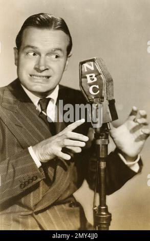 Britisch-amerikanischer Film und Bühnenschauspieler Bob Hope, USA 1940er Stockfoto