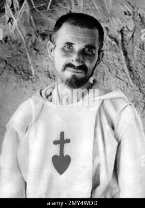 Charles de Foucauld. Portrait des französischen Soldaten und heiligen, Charles Eugène de Foucauld de Pontbriand, Viscount von Foucauld (1858-1916), c. 1907 Stockfoto