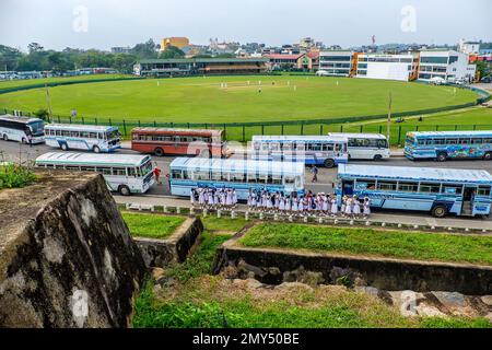 Das Galle International Stadium ist ein Cricketstadion in Galle, Sri Lanka Stockfoto