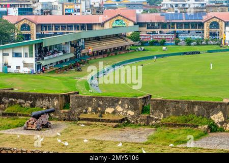 Das Galle International Stadium ist ein Cricketstadion in Galle, Sri Lanka Stockfoto