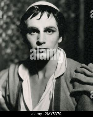 Der britische Schauspieler Laurence Olivier zu Beginn seiner Karriere, UK 1930er Stockfoto