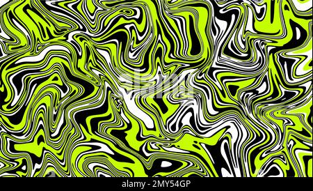 Abstraktes Hintergrunddesign für Acrylöl-Lackierung. Moderner Ink-Öl-Marmorvektor. Stock Vektor