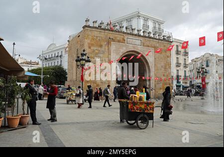 Siegesplatz in Tunis Stockfoto