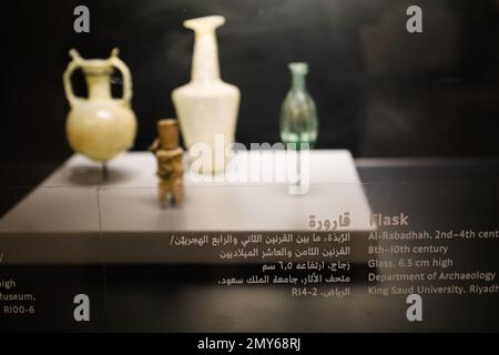 Jeddah , Saudi-Arabien Feb 1 2023: Islamic Arts Biennale - The Diriyah Biennale Foundation (DBF) - Ministry of Culture Stockfoto