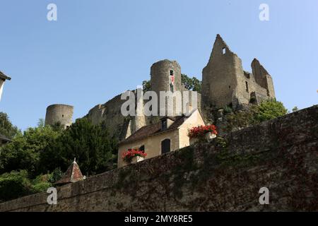 Angles sur l'anglin, Vienne, Nouvelle Aquitaine, Frankreich, Europa. Stockfoto