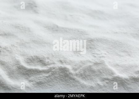 Reines Backpulver als Hintergrund, Nahaufnahme Stockfoto