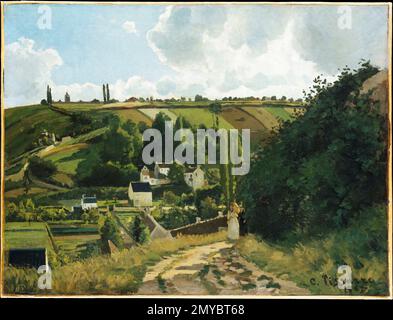 Jalais Hill, Pontoise. Camille Pissarro. 1867. Stockfoto