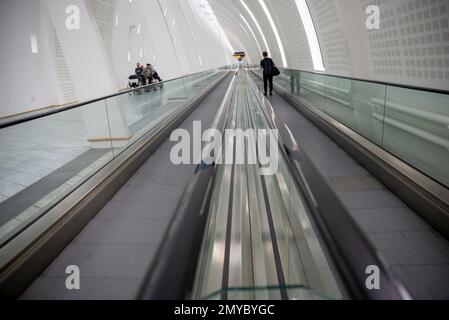 Moderne Architektur am Flughafen Kopenhagen, Kastrup, Dänemark Stockfoto