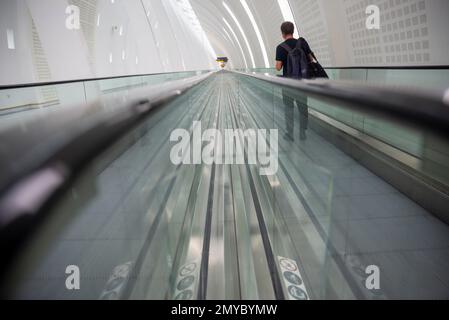 Moderne Architektur am Flughafen Kopenhagen, Kastrup, Dänemark Stockfoto