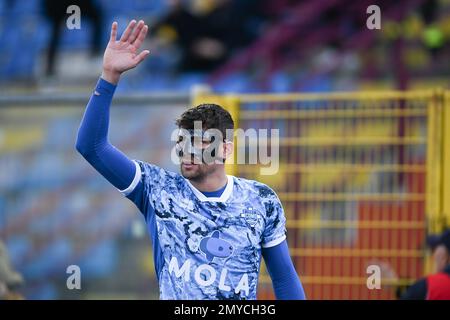 Nicholas Ioannou Calcio Como während des italienischen Fußballspiels der Serie B zwischen Calcio Como und Frosinone Calcio am 4. Februar 2023 im stadio Giuseppe Senigallia in Como, Italien. Foto: Tiziano Ballabio Stockfoto