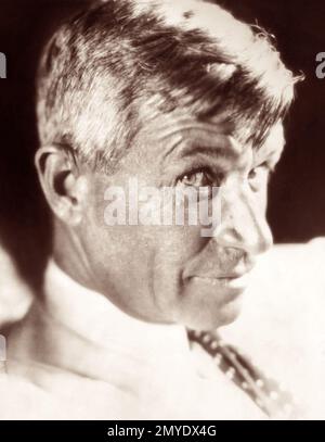 Will Rogers (1879-1935), amerikanischer Cowboy-Humorist, Filmstar, Entertainer und Schriftsteller. (Foto: 1929) Stockfoto