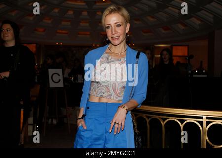 Annika Ernst bei der Anja Gockel Fashion Show „Seven Senses“ auf der Berliner Fashion Week Herbst/Winter 2023 im Hotel Adlon Kempinski. Berlin, 18.01.20 Stockfoto