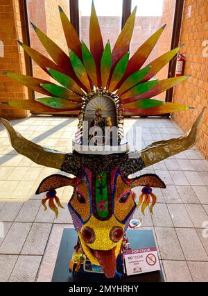 TULTEPEC, Staat Mexiko, Januar 16. Das National Museum of Pyrotechnics (MUNAPI) zeigt die Ursprünge und die Geschichte des Feuerwerks in stationären und Wanderausstellungen. Seine Besucher werden die Gestaltung und Tradition dieser Aktivität im Detail kennen. Januar 16, in Tultepec, Staat Mexiko. (Kreditbild: © Autor/Eyepix via ZUMA Press Wire) NUR ZUR REDAKTIONELLEN VERWENDUNG! Nicht für den kommerziellen GEBRAUCH! Stockfoto