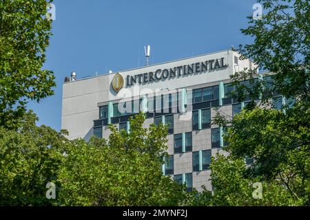 Hotel Intercontinental, Budapester Straße, Tiergarten, Mitte, Berlin, Deutschland, Europa Stockfoto