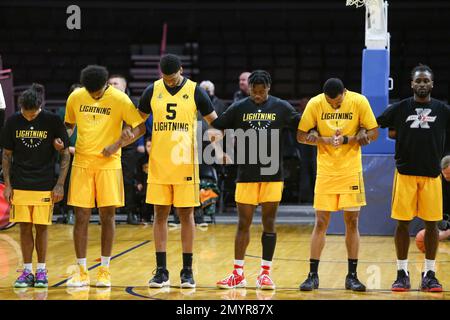 London Ontario Canada, 4. 2023. Februar besiegte der London Lightning die Sudbury 5 in einem harten Spiel. London Lightning. Luke Durda/Alamy Stockfoto