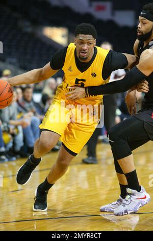 London Ontario Canada, 4. 2023. Februar besiegte der London Lightning die Sudbury 5 in einem harten Spiel. Justin Jackson (5) vom London Lightning. Luke Durda/Alamy Stockfoto