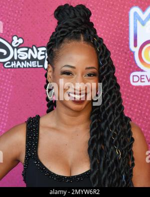 4. Februar 2023, Burbank, Kalifornien, USA: Monique Coleman nimmt an der Premiere der TV-Serie „Marvel's Moon Girl and Devil Dinosaur“ Teil. (Kreditbild: © Billy Bennight/ZUMA Press Wire) NUR REDAKTIONELLE VERWENDUNG! Nicht für den kommerziellen GEBRAUCH! Stockfoto