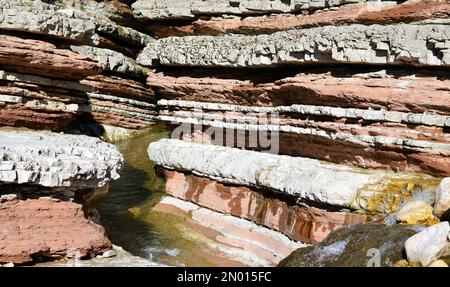 Das Brent de l'Art ist ein Rindersystem in der Gemeinde Borgo Valbelluna in der Provinz Belluno Stockfoto