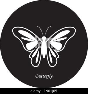 Schönheit Butterfly Logo Vorlage Vektor Icon Design Stock Vektor