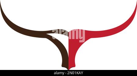 Hintergrund der Symbolgestaltung von Taurus Stock Vektor