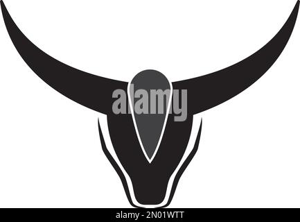 Hintergrund der Symbolgestaltung von Taurus Stock Vektor