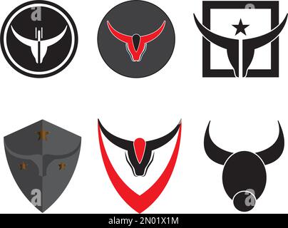 Hintergrund der Symbolgestaltung von Taurus Stock Vektor