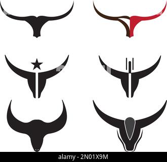 Hintergrund der Symbolgestaltung von Taurus Stock Vektor