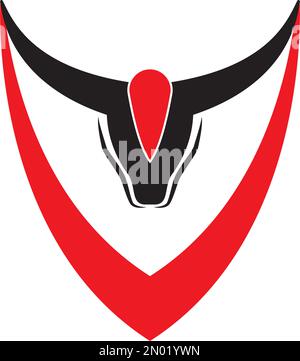 Hintergrund der Symbolgestaltung von Taurus Stock Vektor