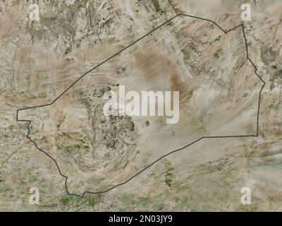 Agadez, Departement Niger. Hochauflösende Satellitenkarte Stockfoto
