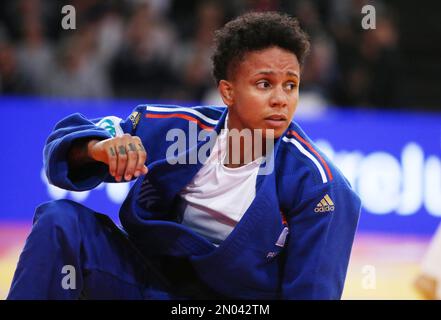 Amandine Buchard von Frankreich, Women's -52kg während des Judo Paris Grand Slam 2023 am 4. Februar 2023 in der Arena in Paris, Frankreich - Photo Laurent Lairys / DPPI Stockfoto