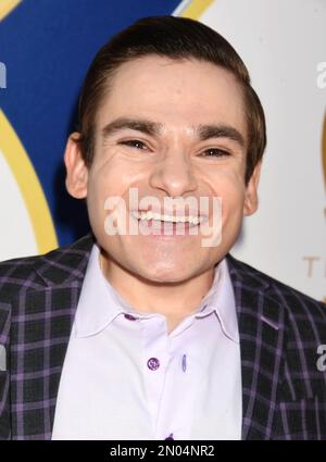 BEVERLY HILLS, KALIFORNIEN - 04. FEBRUAR: Brandon Farbstein besucht das 2023 Gold Meets Golden 10. Anniversary Year Event in Virginia Robinson Gardens Stockfoto