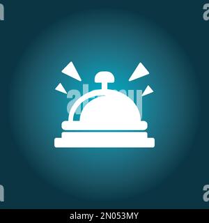 Vorlage zur Darstellung des Glockenlogos im Vektordesign Stock Vektor