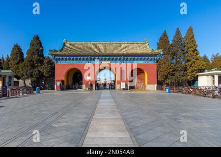 Südtor des tiantan-Parks in Peking Stockfoto