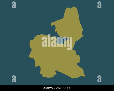 Bauchi, Staat Nigeria. Durchgehende Farbform Stockfoto