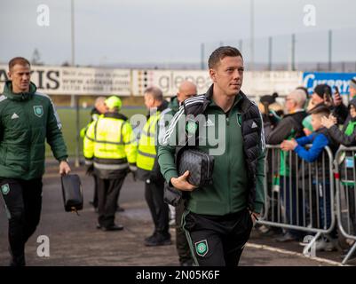 5. Februar 2023; McDiarmid Park, Perth, Schottland: Scottish Premiership Football, St. Johnstone gegen Celtic; Callum McGregor von Celtic Stockfoto