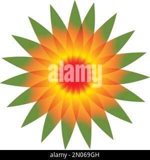 lotus Logo Vektor Illustration Symbol Design Stock Vektor