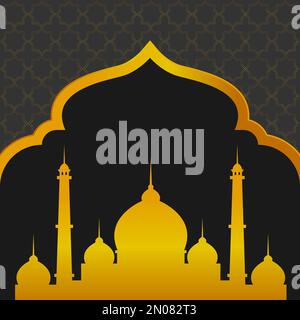 Schöner Hintergrund für das Konzept der ramadan-Grußkarten aufgrund von Vektordesigns Stock Vektor