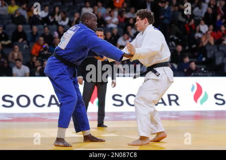 Falk Petersilka (GER) während des International Judo Paris Grand Slam 2023 (IJF) am 5. Februar 2023 in der Accor Arena in Paris, Frankreich - Foto Stephane Allaman / DPPI Stockfoto