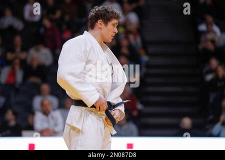 Falk Petersilka (GER) während des International Judo Paris Grand Slam 2023 (IJF) am 5. Februar 2023 in der Accor Arena in Paris, Frankreich - Foto Stephane Allaman / DPPI Stockfoto