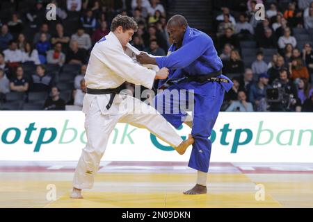 Falk Petersilka (GER) während des International Judo Paris Grand Slam 2023 (IJF) am 5. Februar 2023 in der Accor Arena in Paris, Frankreich - Foto: Stephane Allaman/DPPI/LiveMedia Stockfoto