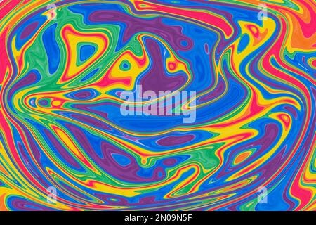 Mehrfarbiger abstrakter Hintergrund kreativer futuristischer Splash Stockfoto